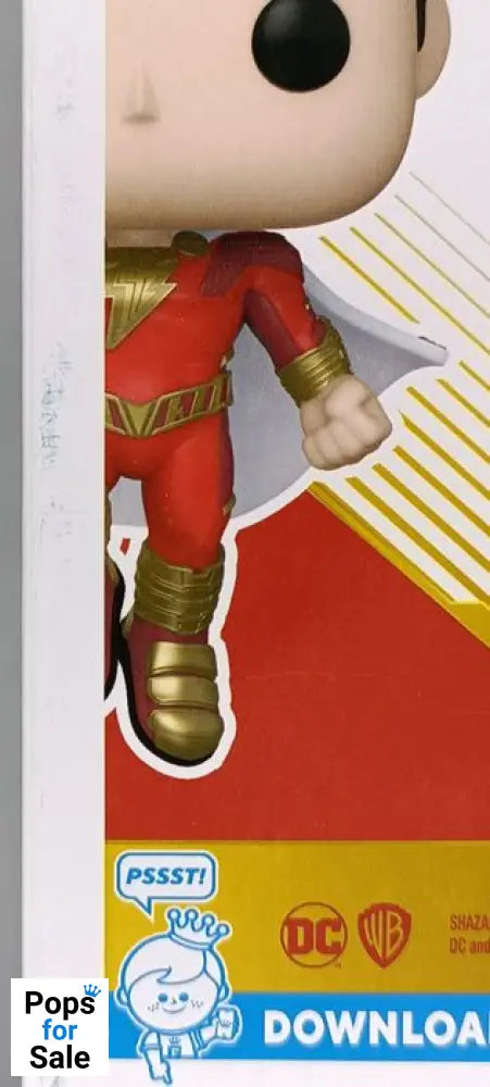 #1277 Shazam! Glow Chase - DC Shazam Fury of the Gods Box Damaged Funko POP