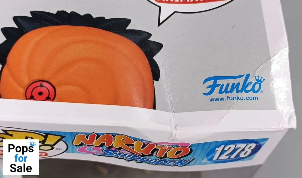 #1278 Madara Uchiha Glow - Naruto Shippuden Box Damaged Funko POP