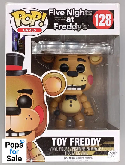 128 Toy Freddy - Five Nights At Freddy's FNAF - Funko POP - Box Damaged