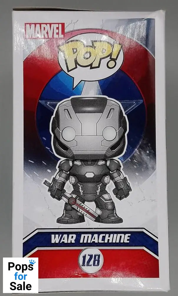 #128 War Machine - Marvel Captain America Civil War Box Damaged Funko POP - PopsforSale.co.uk