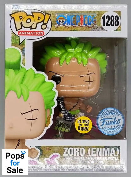 1288 Zoro (Enma) Glow - One Piece New Funko POP