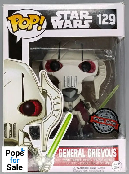 129 General Grievous - Star Wars - Box Damaged Funko POP