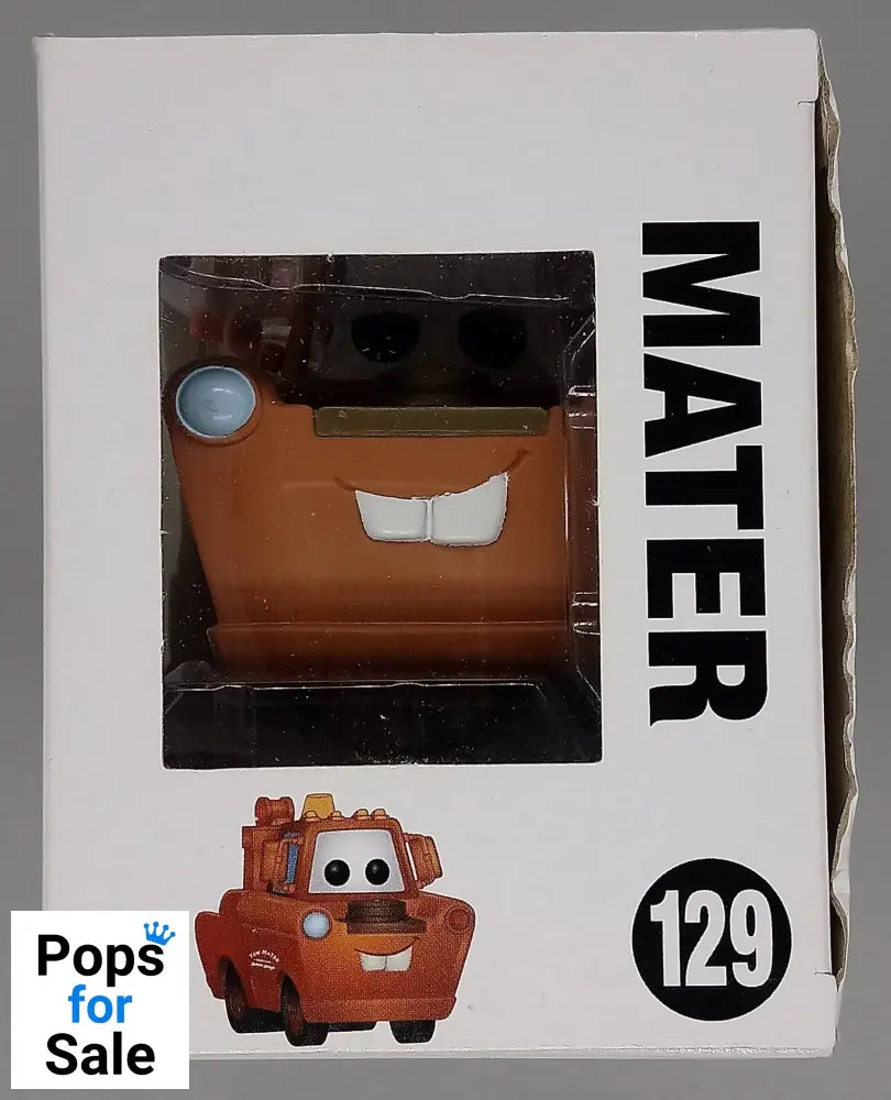 #129 Mater - Disney Cars - Box Damaged Funko POP - PopsforSale.co.uk