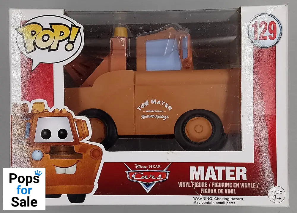#129 Mater - Disney Cars - Box Damaged Funko POP