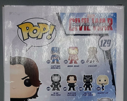 #129 Winter Soldier Marvel Captain America Civil War Box Damaged Funko POP - PopsforSale.co.uk