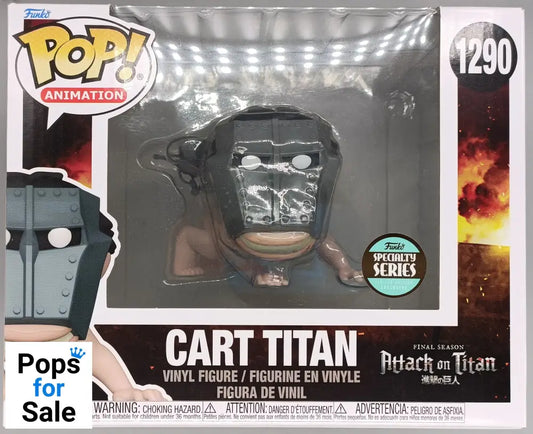 #1290 Cart Titan - 6 Inch - Attack on Titan - Box Damaged Funko POP