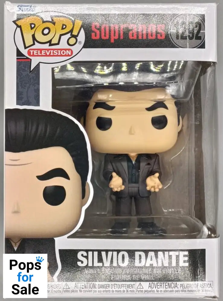 #1292 Silvio Dante - The Sopranos - Box Damaged Funko POP