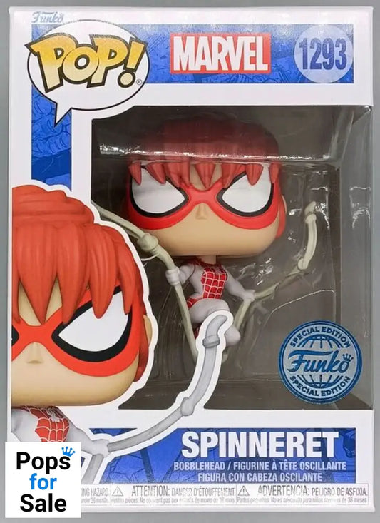 1293 Spinneret - Marvel Spider-Man: Across the Spider-Verse Funko POP - Brand New