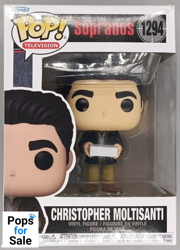 #1294 Christopher Moltisanti - The Sopranos - Box Damaged Funko POP - PopsforSale.co.uk