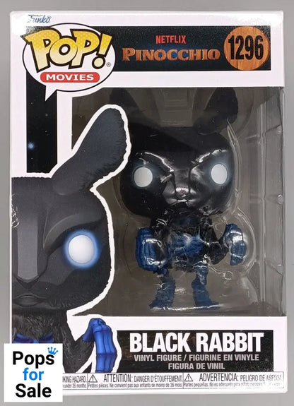 1296 Black Rabbit - Pinocchio (Netflix) - Funko POP - Box Damaged