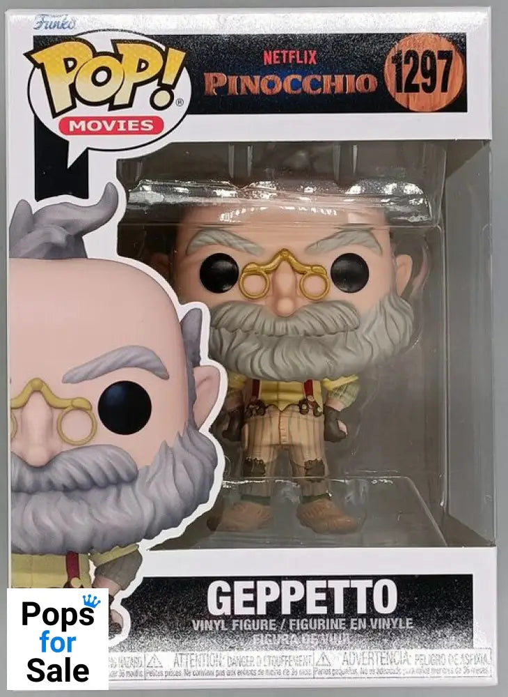 #1297 Geppetto - Pinocchio (Netflix) Funko POP - PopsforSale.co.uk