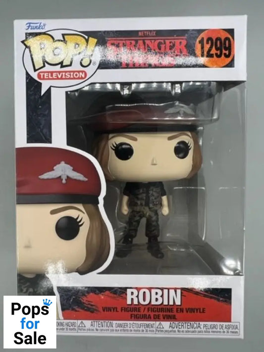 #1299 Robin (Hunter) - Stranger Things Funko POP - PopsforSale.co.uk