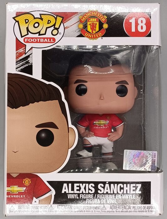 #18 Alexis S�nchez - Manchester United - Box Damaged Funko POP