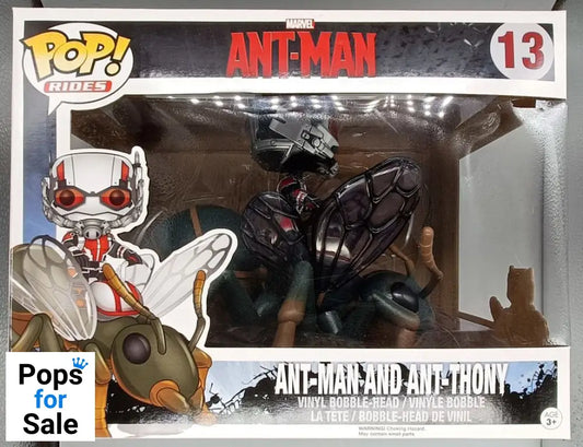 #13 Ant-Man and Ant-thony - Rides - Marvel Ant-Man Box Damaged Funko POP - PopsforSale.co.uk