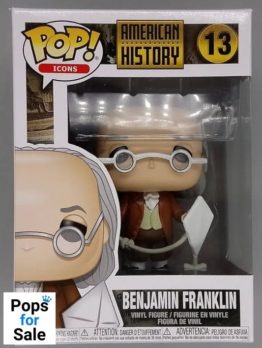 #13 Benjamin Franklin - American History Funko POP - PopsforSale.co.uk