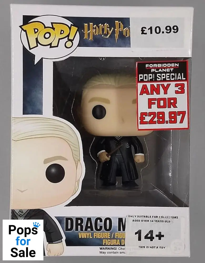 #13 Draco Malfoy - Harry Potter - Box Damaged Funko POP - PopsforSale.co.uk