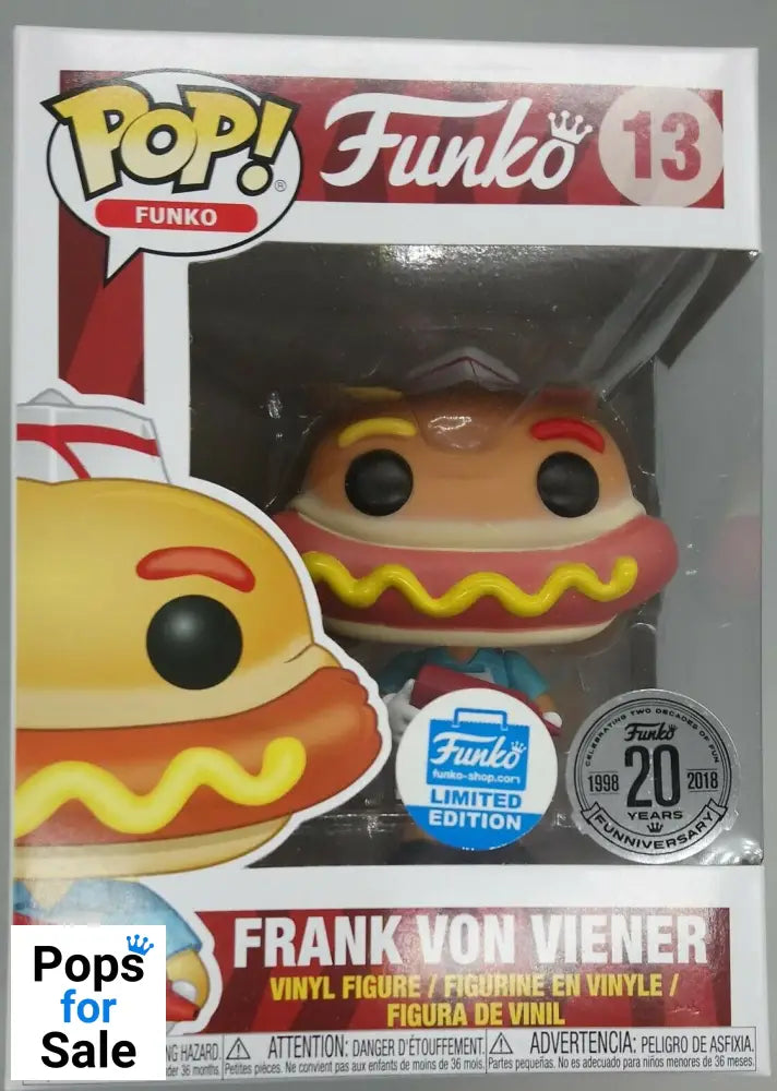 #13 Frank Von Viener - Funko (Originals) - Funko Exclusive Funko POP - PopsforSale.co.uk