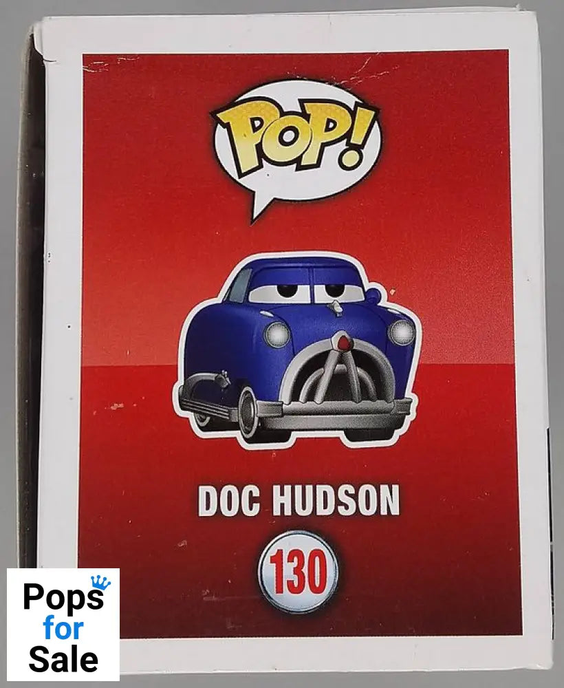 #130 Doc Hudson - Disney Cars - Box Damaged Funko POP - PopsforSale.co.uk