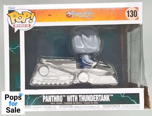 130 Panthro with Thundertank - Rides Thundercats Funko POP - Box Damaged