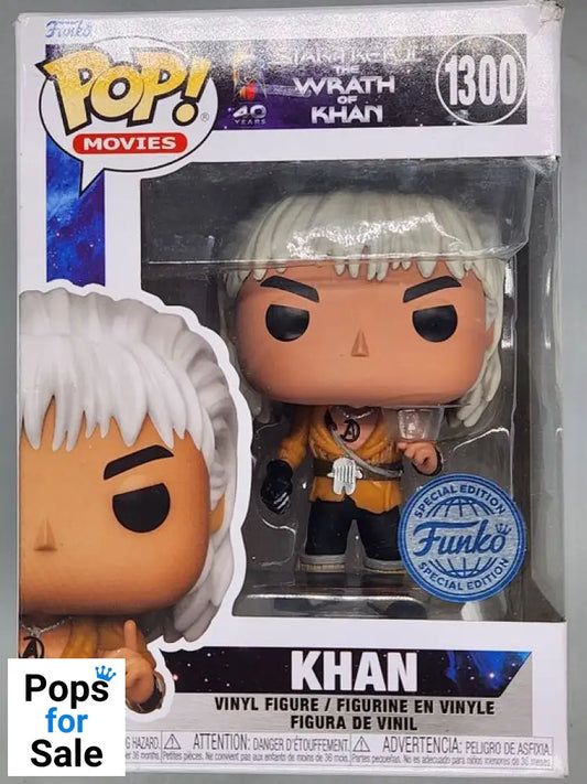 #1300 Khan - Star Trek II The Wrath of Khan - Box Damaged Funko POP - PopsforSale.co.uk