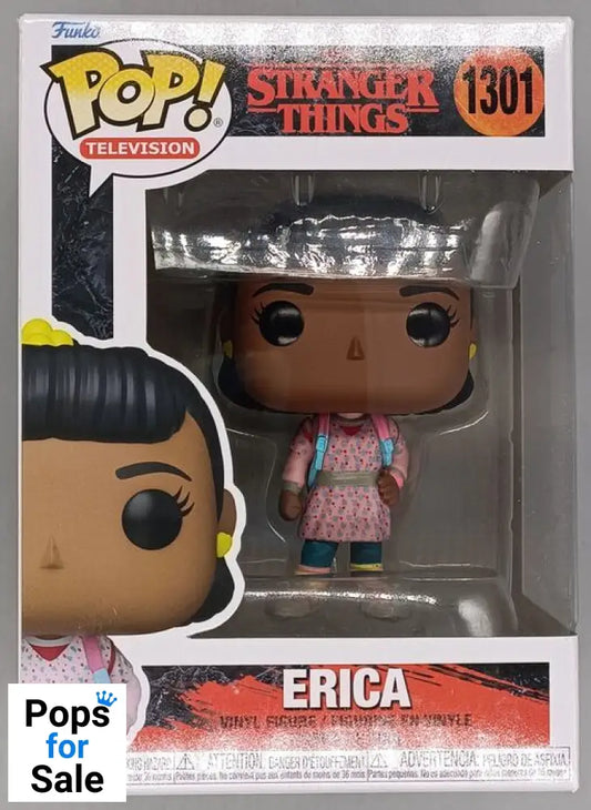 #1301 Erica - Stranger Things - Box Damaged Funko POP - PopsforSale.co.uk