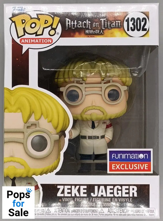 #1302 Zeke Jaeger - Attack on Titan Funko POP - PopsforSale.co.uk