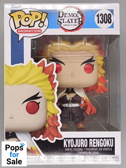1308 Kyojuro Rengoku - Demon Slayer - Funko POP - Box Damaged