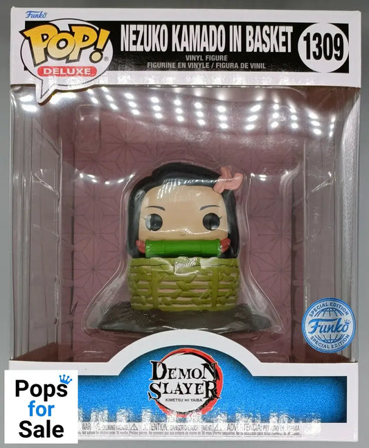 #1309 Nezuko Kamado in Basket Deluxe - Demon Slayer Funko POP