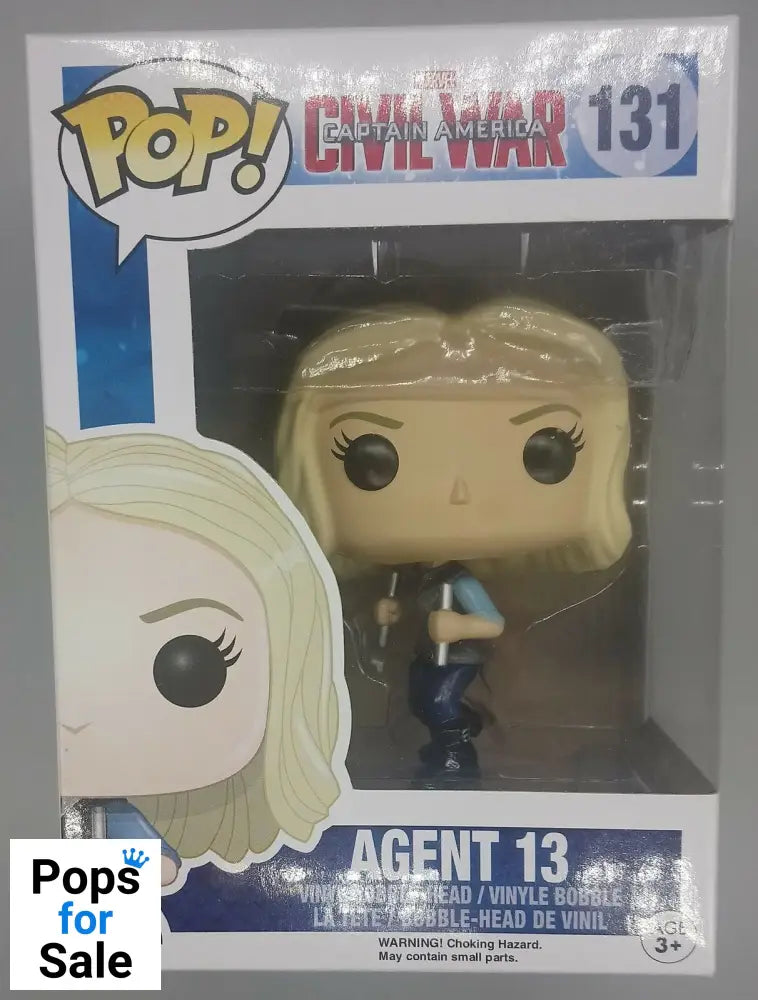 #131 Agent 13 - Marvel Captain America Civil War Funko POP