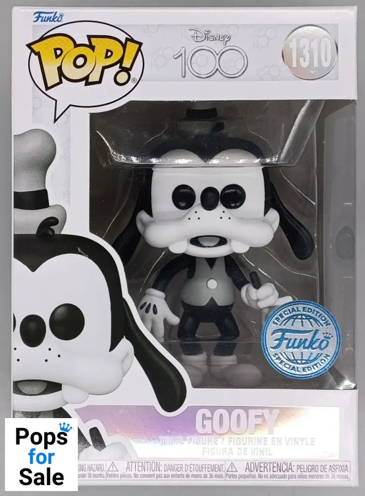 1310 Goofy (Vintage) B&W Disney Funko POP