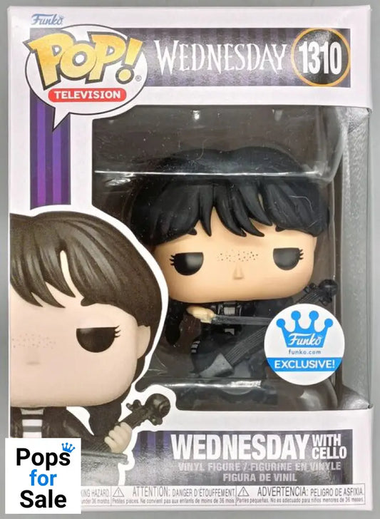 #1310 Wednesday (with Cello) - Wednesday - Box Damaged Funko POP