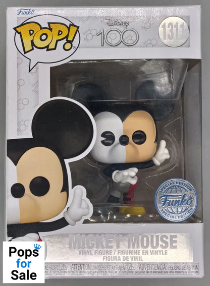 1311 Mickey Mouse (Split) - Disney 100 - Box Damaged Funko POP