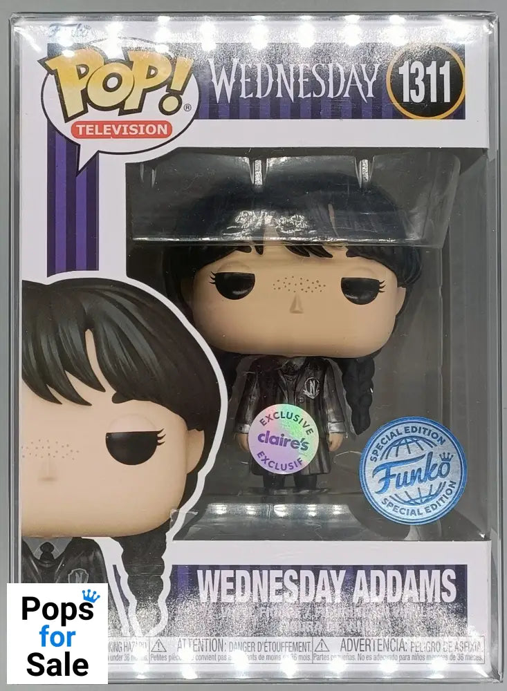 #1311 Wednesday Addams Metallic Television Wednesday Funko POP - PopsforSale.co.uk