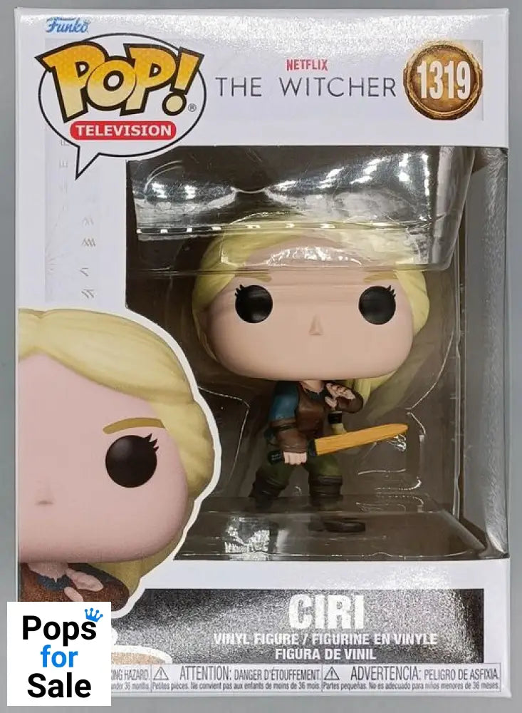 1319 Ciri (w/ Sword) - The Witcher - Brand New Funko POP