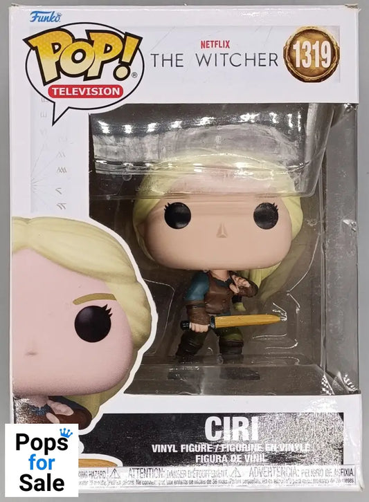 1319 Ciri (w/ Sword) - The Witcher Funko POP - Box Damaged