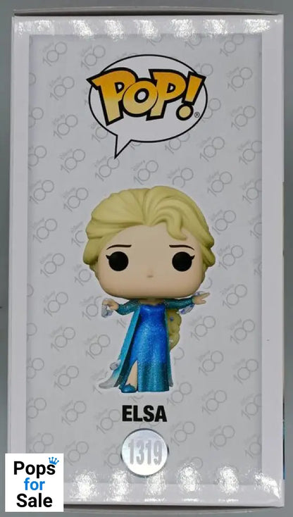 #1319 Elsa (Mid-Transformation) Diamond Disney 100 Frozen Funko POP