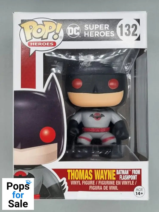 #132 Thomas Wayne (Batman from Flashpoint) - DC Funko POP - PopsforSale.co.uk