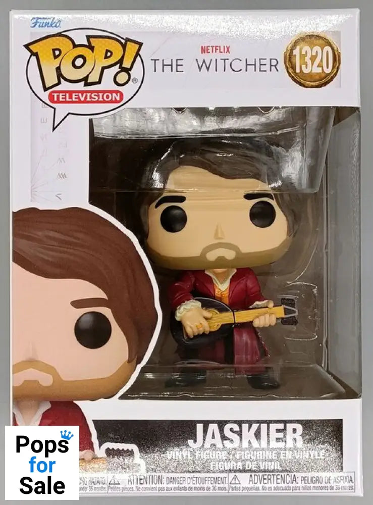 1320 Jaskier - The Witcher Funko POP - Brand New 