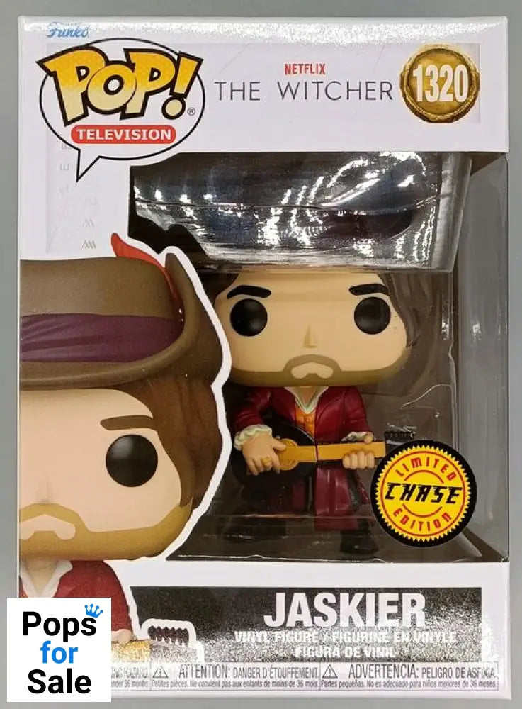 1320 Jaskier (w/ Hat) Chase - The Witcher - Brand New Funko POP