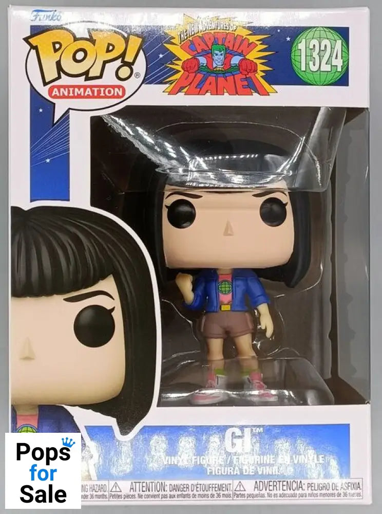 1324 Gi - Captain Planet and the Planeteers Funko POP - Brand New