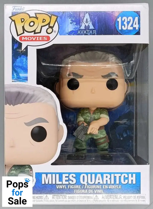 #1324 Miles Quaritch - Avatar - Box Damaged Funko POP - PopsforSale.co.uk