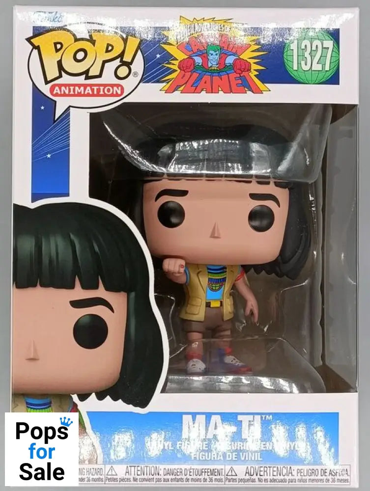 1327 Ma-Ti - Captain Planet and the Planeteers Funko POP - Brand New