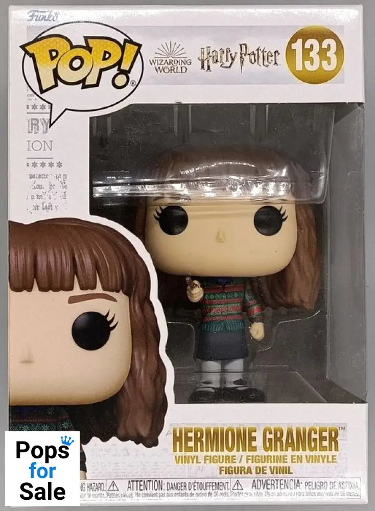 #133 Hermione Granger (w/ Wand) - Harry Potter Box Damaged Funko POP - PopsforSale.co.uk