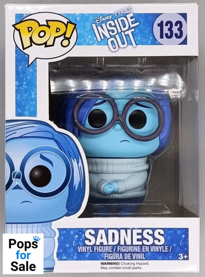 #133 Sadness - Disney Pixar Inside Out - Box Damaged Funko POP - PopsforSale.co.uk