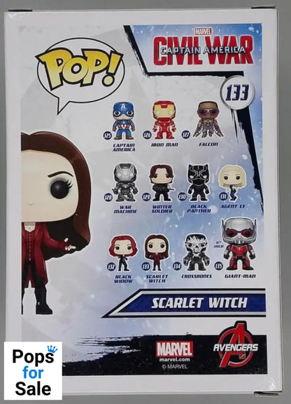 133 Scarlet Witch - Marvel Captain America Civil War Funko POP