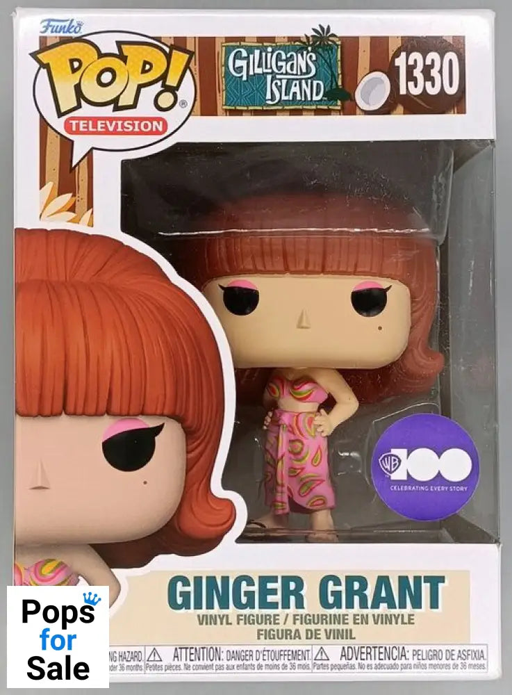 #1330 Ginger Grant - Gilligans Island - Box Damaged Funko POP - PopsforSale.co.uk