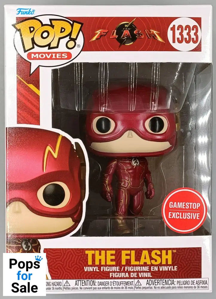 #1333 The Flash Metallic - DC The Flash Funko POP - PopsforSale.co.uk