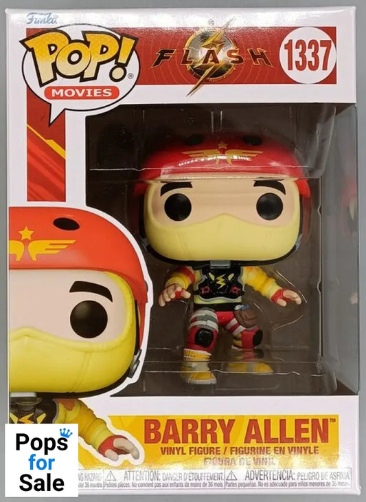 #1337 Barry Allen (Prototype Suit) DC The Flash - Brand New Funko POP in Protector