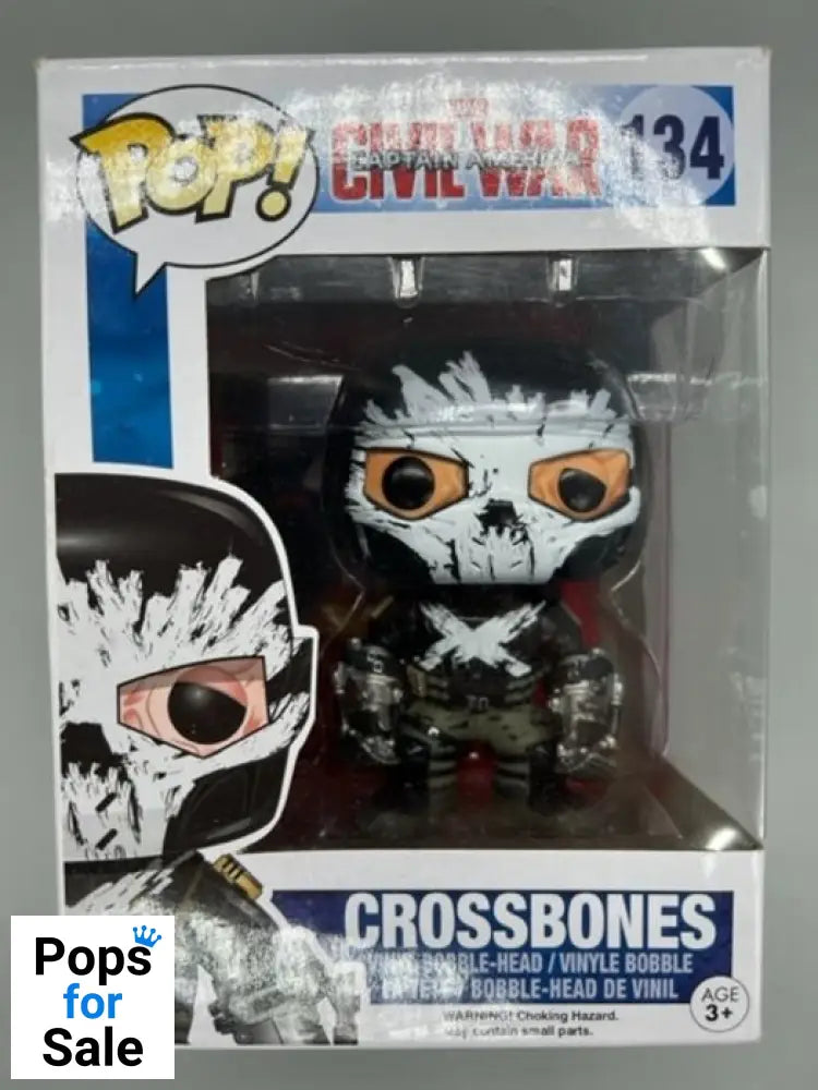 134 Crossbones - Marvel Captain America Civil War - Damaged Box Funko POP