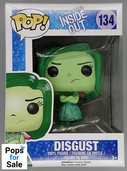 #134 Disgust - Disney - Inside Out - Box Damaged Funko POP - PopsforSale.co.uk